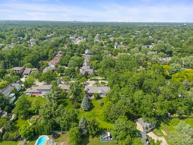 1527 62nd St, Downers Grove, IL 60516 - drone / aerial view of a forest