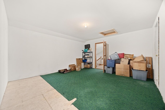 595 Sudbury Cir, Oswego, IL 60543 - below grade area featuring carpet floors