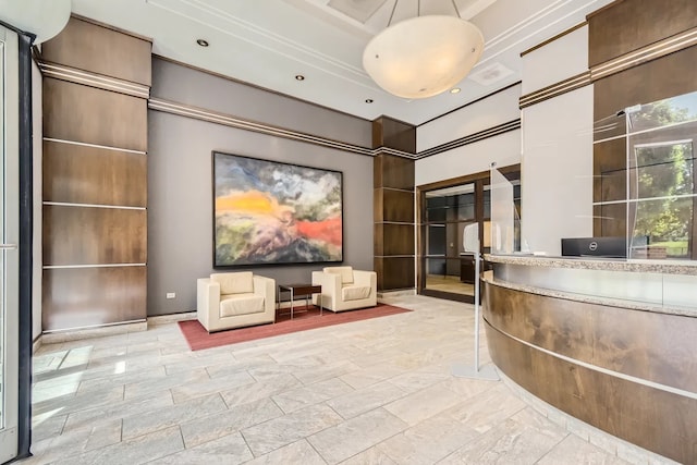 645 N Kingsbury St Unit 1203, Chicago, IL 60654 - reception featuring recessed lighting