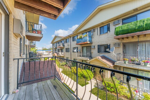 2155 N Harlem Ave Unit 205, Chicago, IL 60707 - balcony featuring a residential view