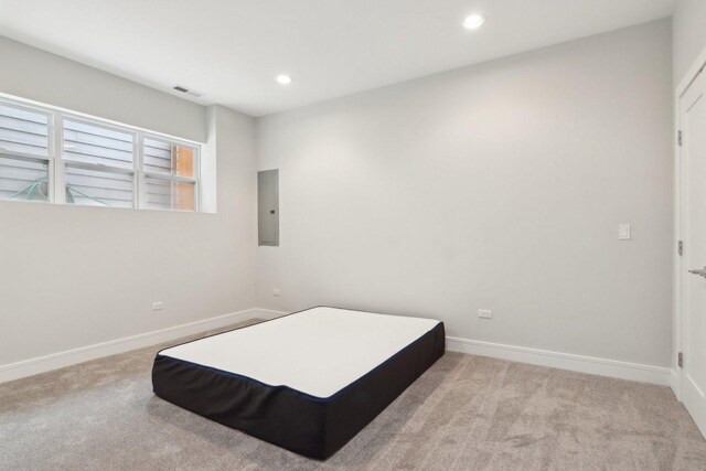 4637 S Michigan Ave, Chicago, IL 60653 - bedroom with carpet flooring, recessed lighting, baseboards, and electric panel