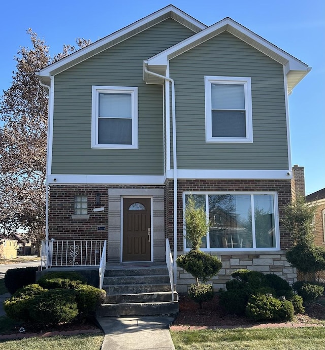 7801 S Seeley Ave, Chicago, IL 60620 - view of front of house featuring brick siding