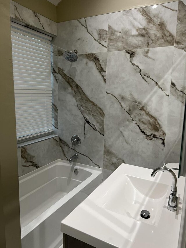 7801 S Seeley Ave, Chicago, IL 60620 - bathroom featuring tub / shower combination and vanity