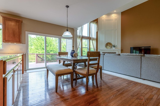 1430 Mcclellan Ct, Lindenhurst, IL 60046 - dining space featuring healthy amount of natural light and wood finished floors