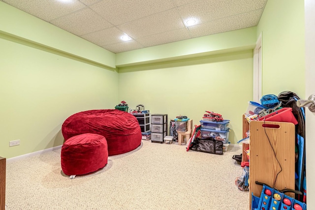 1430 Mcclellan Ct, Lindenhurst, IL 60046 - recreation room with carpet flooring and recessed lighting