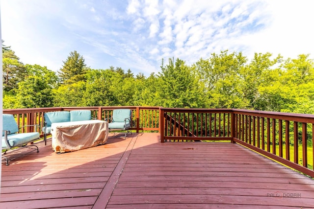 1430 Mcclellan Ct, Lindenhurst, IL 60046 - view of wooden deck
