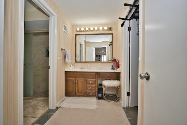 4901 Golf Rd Unit 310, Skokie, IL 60077 - full bath featuring vanity and a shower stall