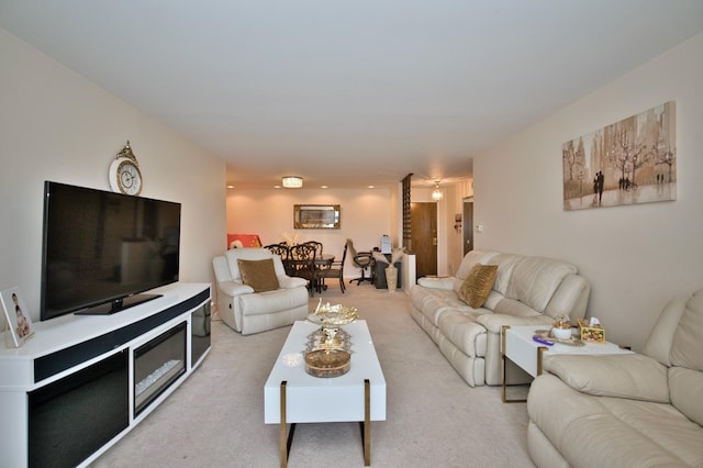 4901 Golf Rd Unit 310, Skokie, IL 60077 - living room featuring light carpet