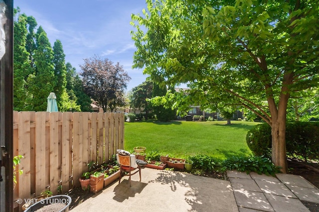 412 Bluebird Ln Unit 412, Deerfield, IL 60015 - view of yard featuring a patio area