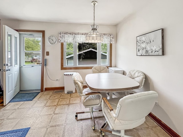2519 Apache Ave, Sauk Village, IL 60411 - dining area with baseboards