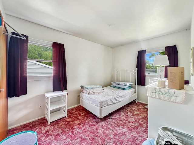 2519 Apache Ave, Sauk Village, IL 60411 - bedroom with multiple windows, carpet flooring, and baseboards