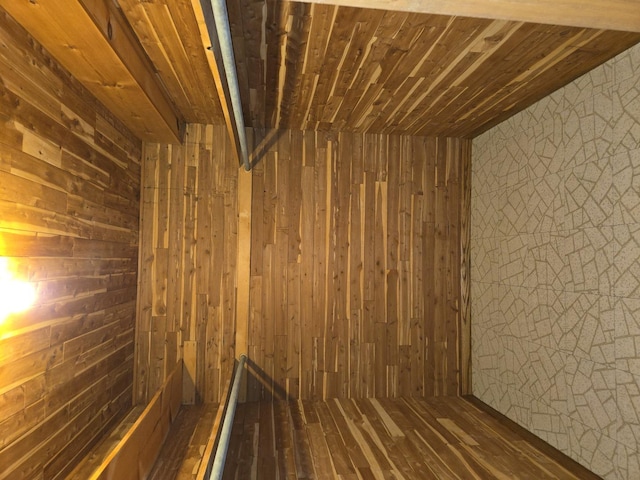 1720 Stratford Ln, Rockford, IL 61107 - relaxing sauna / steam room featuring wood walls and wood ceiling