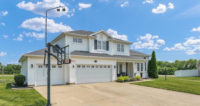 402 Cypress Ct, Saint Joseph, IL 61873 - traditional home featuring concrete driveway, covered porch, and an attached garage
