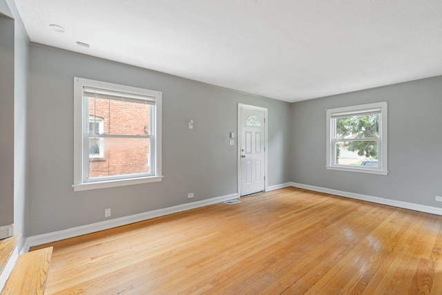 4308 Oak St, Bellwood, IL 60104 - spare room featuring light wood finished floors and baseboards