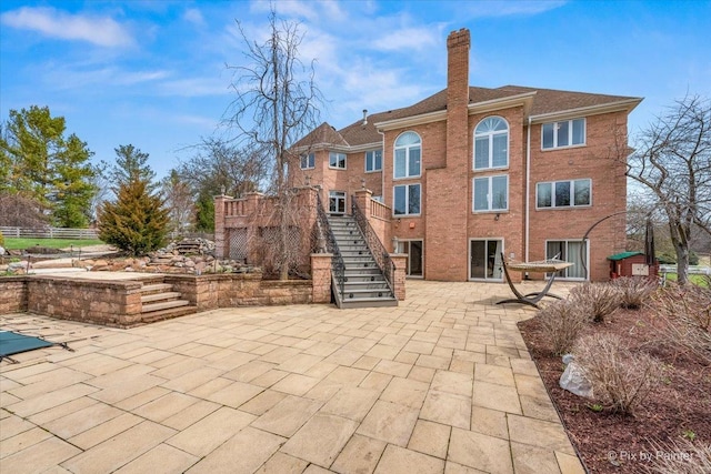 11 Moate Ln, Barrington Hills, IL 60010 - view of patio / terrace with stairs