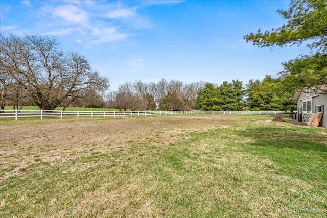 11 Moate Ln, Barrington Hills, IL 60010 - view of yard featuring a view of countryside