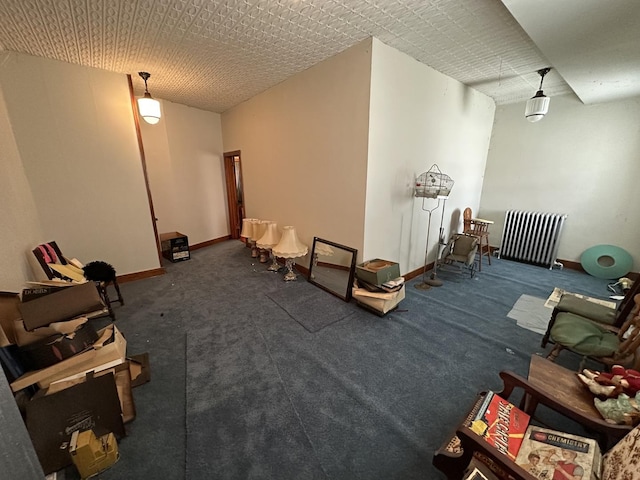 347 156th St, Calumet City, IL 60409 - sitting room featuring carpet floors and baseboards