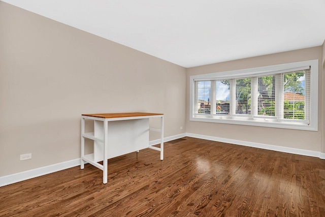 5200 S Newcastle Ave, Chicago, IL 60638 - spare room with baseboards and wood finished floors