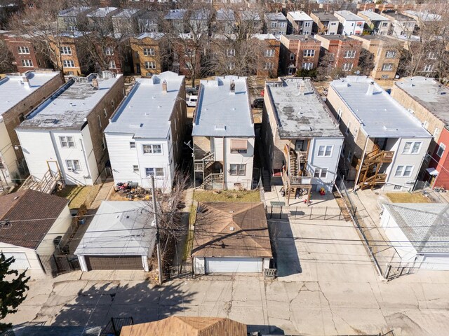 1721 N Menard Ave, Chicago, IL 60639 - aerial perspective of suburban area