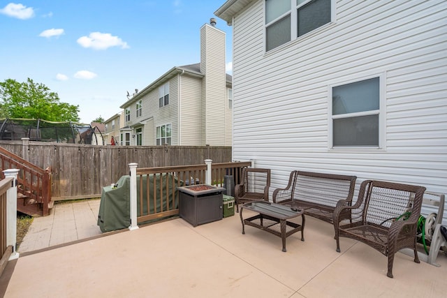 8013 Shady Oak Rd, Joliet, IL 60431 - view of patio featuring outdoor lounge area