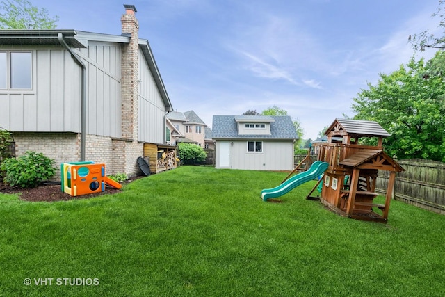 13103 W Beaver Lake Dr, Homer Glen, IL 60491 - view of yard with a playground and an outdoor structure
