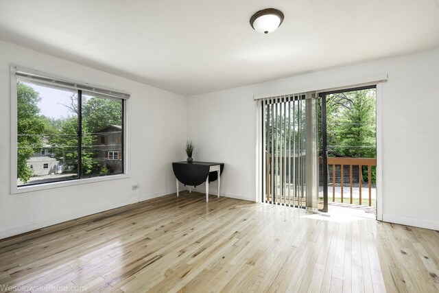 23314 W Liberty Ave, Lake Villa, IL 60046 - spare room with wood finished floors and baseboards