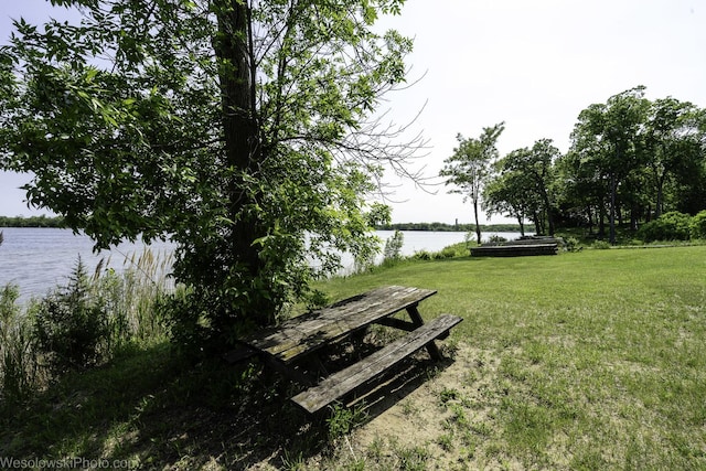 23314 W Liberty Ave, Lake Villa, IL 60046 - view of home's community featuring a water view and a lawn