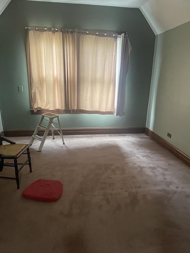 4121 N Moody Ave, Chicago, IL 60634 - additional living space with lofted ceiling, carpet, and baseboards