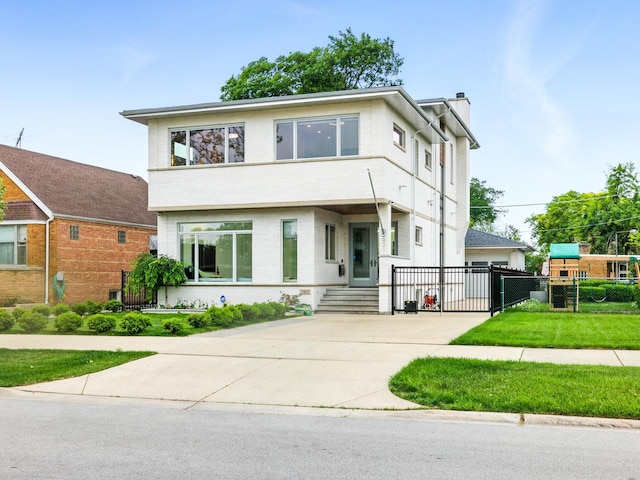 7415 W Main St, Niles, IL 60714 - view of front facade with a chimney