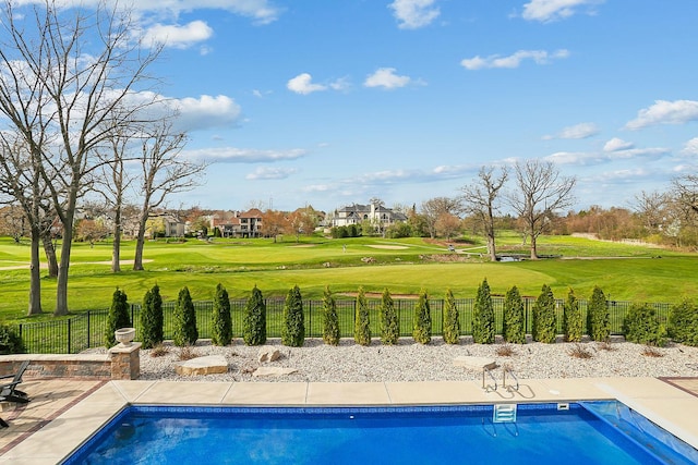 14151 131st St, Lemont, IL 60439 - view of pool featuring view of golf course