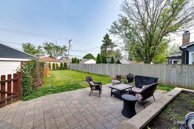 735 S Spring Rd, Elmhurst, IL 60126 - view of patio with outdoor lounge area