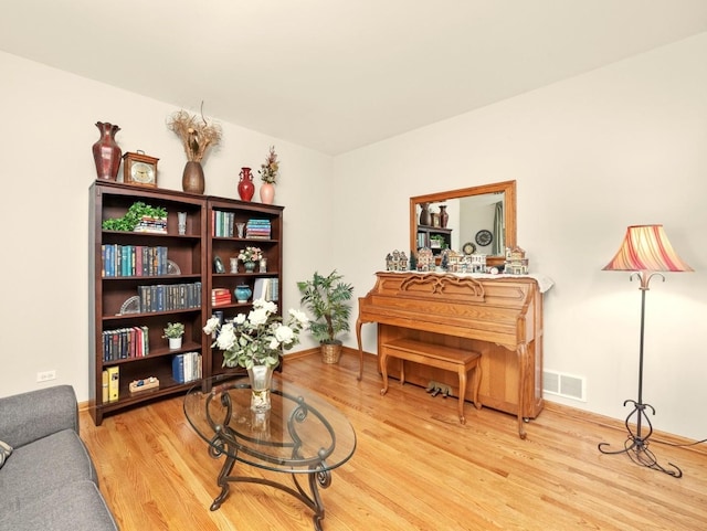 3445 W 114th St, Chicago, IL 60655 - living area featuring wood finished floors and baseboards