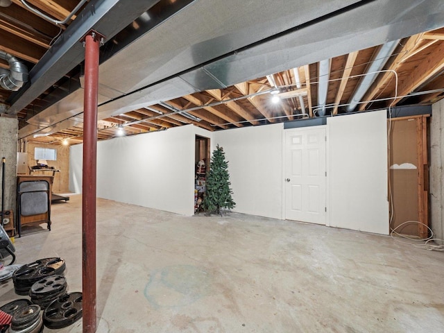 3445 W 114th St, Chicago, IL 60655 - view of unfinished basement