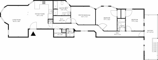 4520 S King Dr Unit 4B, Chicago, IL 60653 - floor plan / room layout