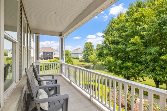12433 Dublin Ln, Plainfield, IL 60585 - balcony with a water view