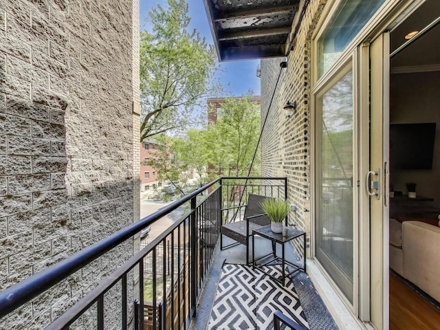 834 N Wood St Unit 2N, Chicago, IL 60622 - view of balcony