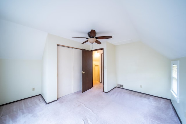 521 Armeida St, Dixon, IL 61021 - bonus room featuring vaulted ceiling, ceiling fan, and light carpet