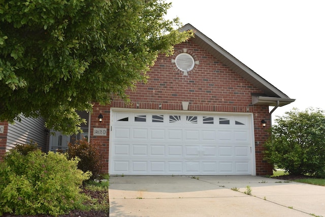 14635 Euclid St Unit D, Cedar Lake, IN 46303 - garage with concrete driveway