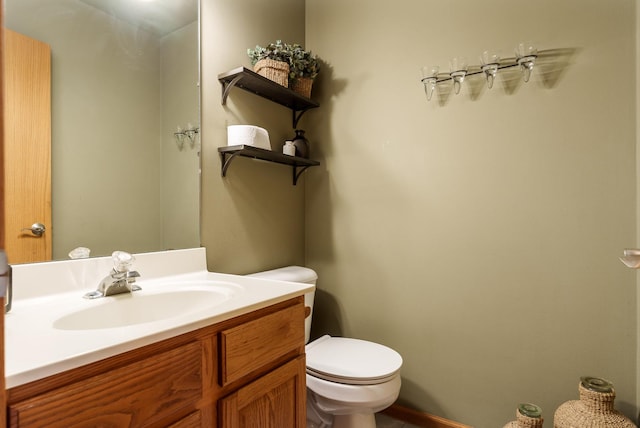 5804 Targee Trl, Roscoe, IL 61073 - half bath featuring vanity and toilet