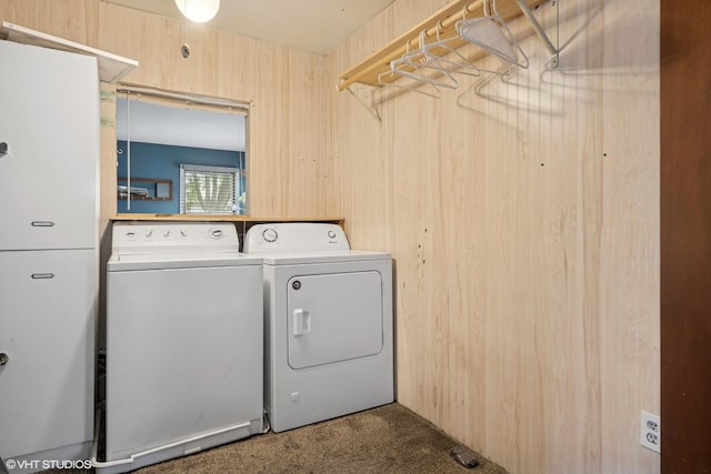 908 Diana Ct, Round Lake Beach, IL 60073 - washroom featuring washing machine and clothes dryer and carpet flooring