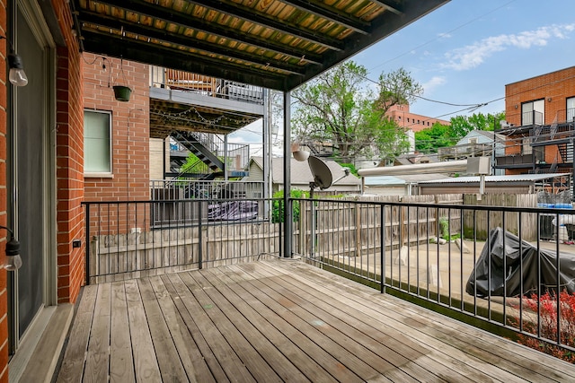 2433 W Haddon Ave Unit 1E, Chicago, IL 60622 - view of wooden deck