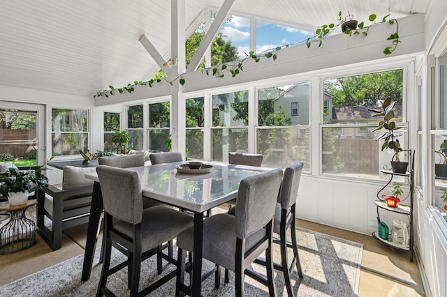 2313 Modaff Rd, Naperville, IL 60565 - sunroom / solarium with lofted ceiling