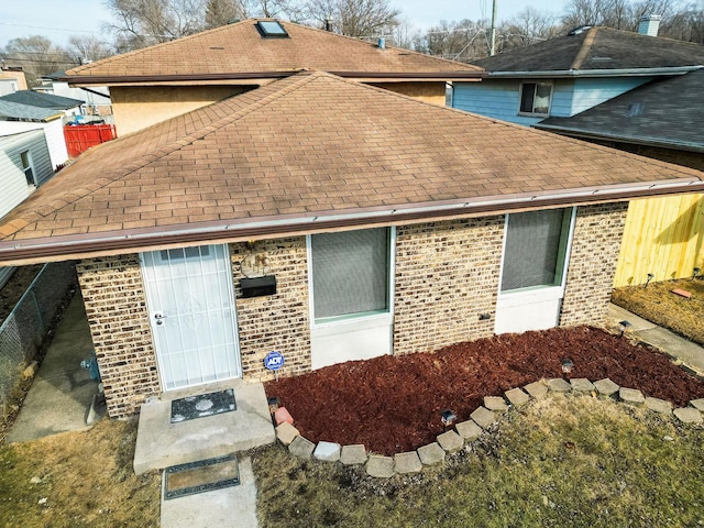 14117 S Calhoun Ave, Burnham, IL 60633 - view of front of property with roof with shingles and brick siding