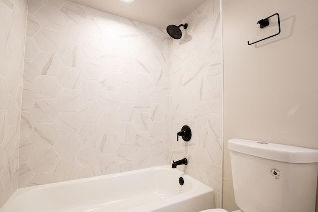 14117 S Calhoun Ave, Burnham, IL 60633 - bathroom with toilet and shower / washtub combination