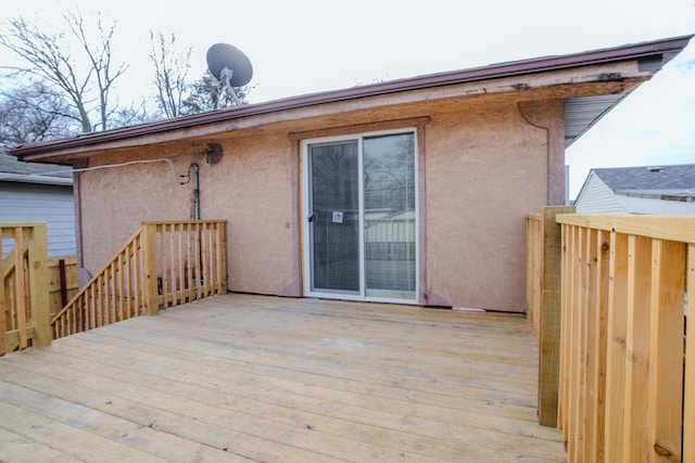 14117 S Calhoun Ave, Burnham, IL 60633 - view of wooden terrace