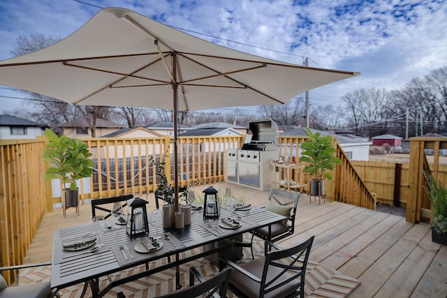 14117 S Calhoun Ave, Burnham, IL 60633 - deck with outdoor dining area