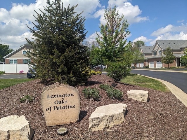 769 N Winchester Dr, Palatine, IL 60067 - community sign with asphalt driveway