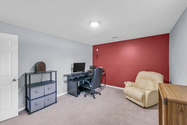 1803 Galena St, Urbana, IL 61802 - office area featuring carpet flooring and baseboards