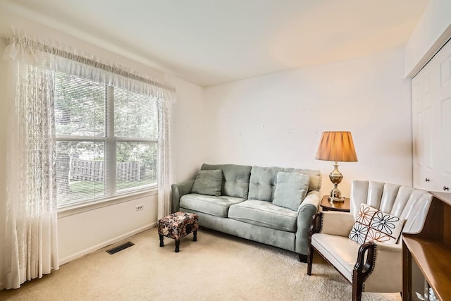 1232 Sumac Trl, Hoffman Estates, IL 60192 - living room with light colored carpet and baseboards