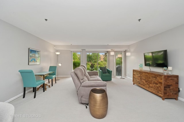 362 Kelburn Rd Unit 124, Deerfield, IL 60015 - living room with baseboards and light carpet